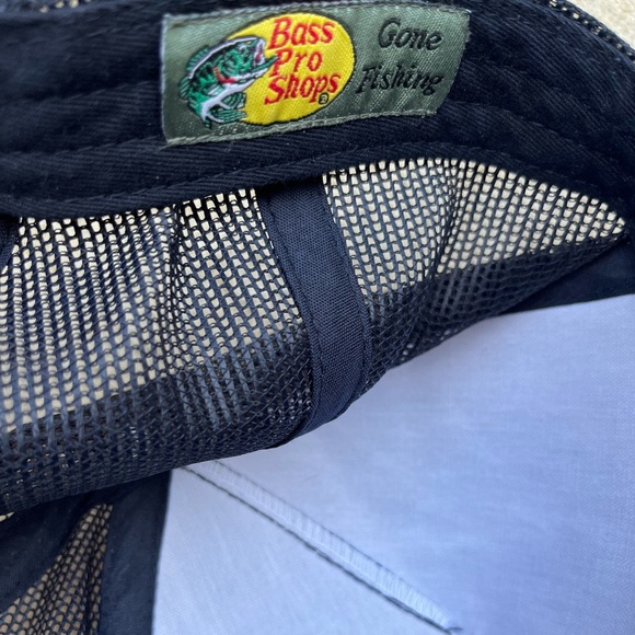 Men's Bass Pro Shop Snapback Hat Black Logo One Size Street Fish Hunt USA Street - Picture 5 of 9